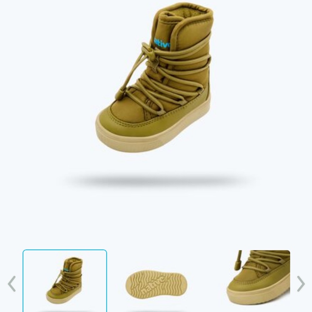 Native Chamonix Boots Toddler sz 7